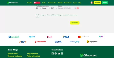 formulario de finalización del proceso de registro olimpo bet